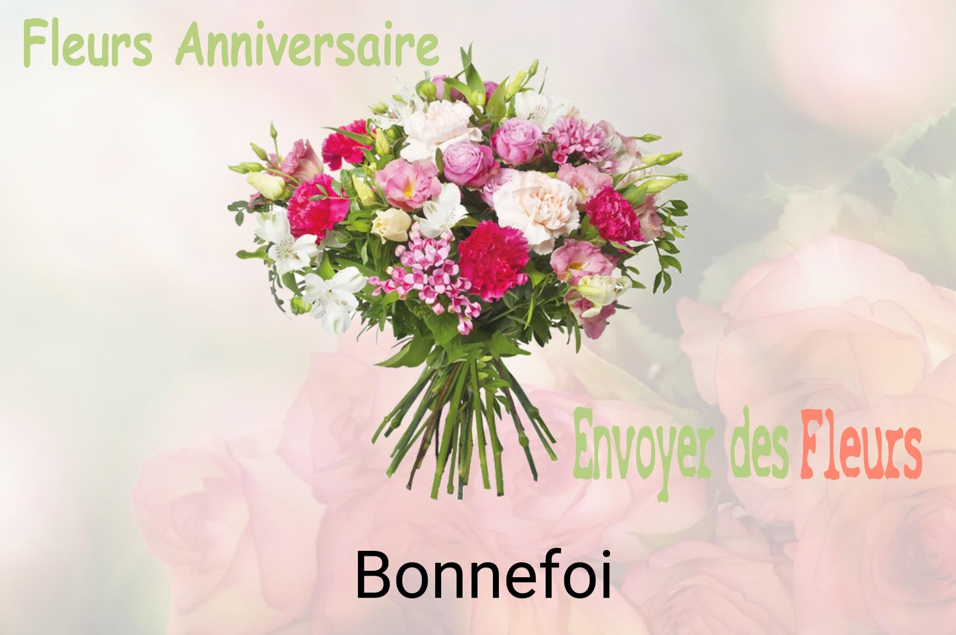 Bouquet de fleurs d’anniversaire livré à Bonnefoi